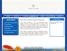 Tablet Screenshot of abhaycollegeofeducation.com